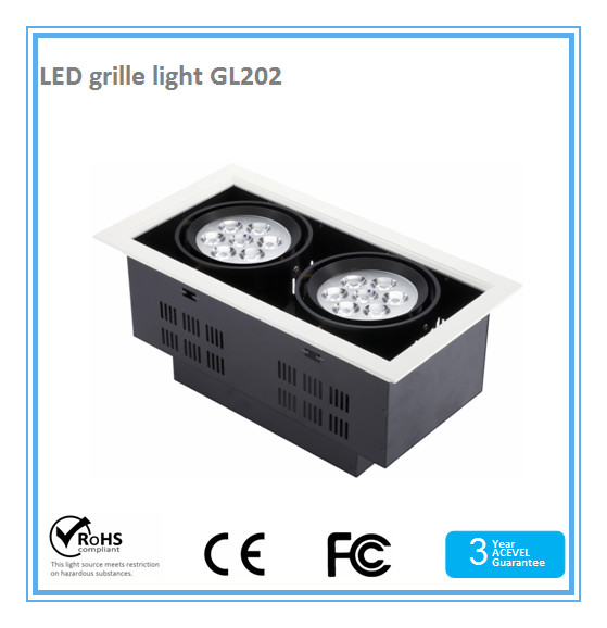 SMD 3535 led grille light 18W,AC90-250V,80Ra,CE&RoHS approval