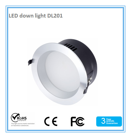 COB led downlight 9W,AC90-250V,80Ra,CE&RoHS approval