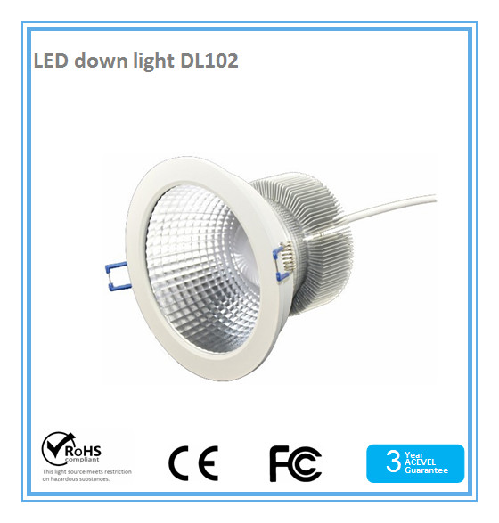 COB led downlight 15W,AC90-250V,80Ra,CE&RoHS approval