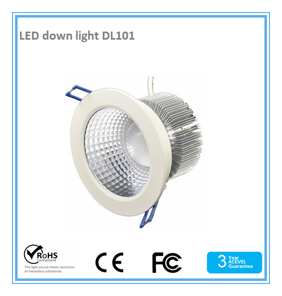 COB led downlight 8W,AC90-250V,80Ra,CE&RoHS approval