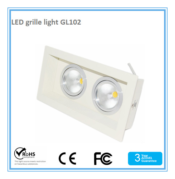 COB led grille light 16W,AC90-250V,80Ra,CE&RoHS approval