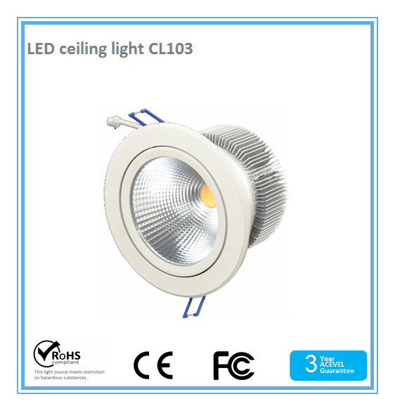 COB led ceiling light 20W,AC90-250V,80Ra,1200lm,CE&RoHS approval