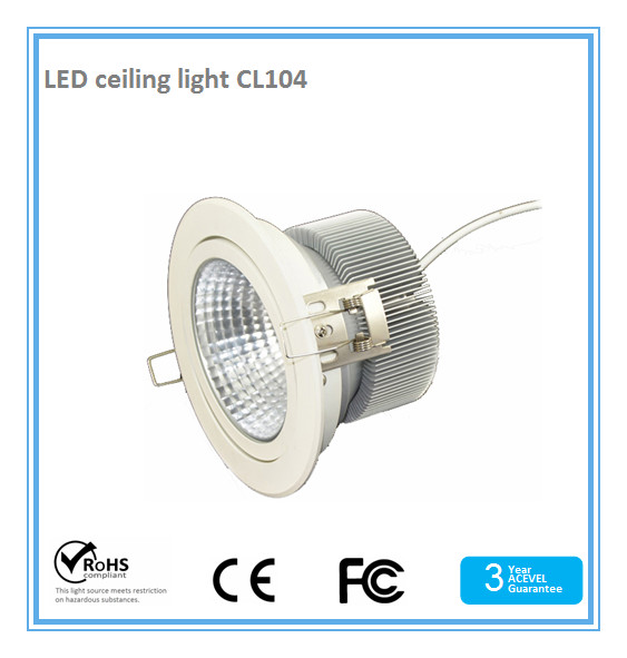 COB led ceiling light 30W,AC90-250V,80Ra,1200lm,CE&RoHS approval