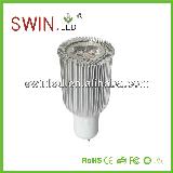 Aluminium jcdr led gu10 with frost glass cover 220V