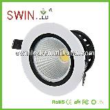 cool white Warm White, Epistar 15w COB led downlight dimmable