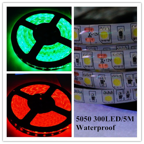 Sanxin Strip Light 5050 60LED/M 5M Waterproof Flexible Light MultiColor OEM Available