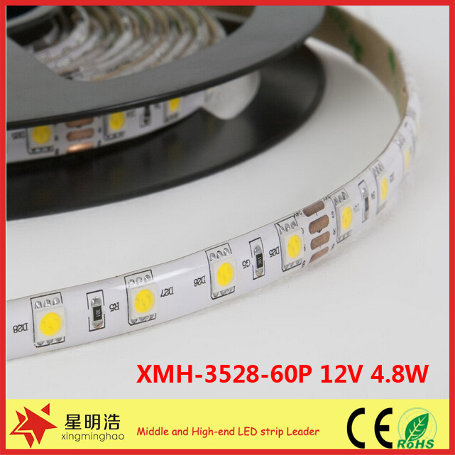Zhongshan lighting factory wholesale Low voltage 60led/m strip led light 3528
