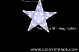LED motif light--PVC star decoration New year festival Holiday Christmas lights Gift