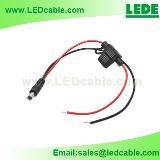 Waterproof In-Line Blade Fuse Holder with DC Connector For motorcycle accent LED light