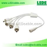 4 Way IP67 Waterproof DC Power Splitter Cable