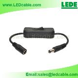 12V Inline DC Cable with On Off Switch