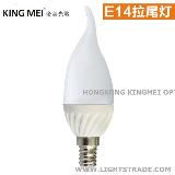 3W LED Ceramic Candle Lamp