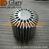 128mm LED Heat Dissipator for Aluminum 6063 Round Extruded Profiles