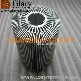 95mm Aluminum 6063 T5 Extrusion Profiles LED Heat Exchanger for spot lights