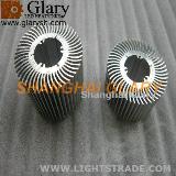 60mm Aluminum Round Extrusion Profiles LED Cooling for lights