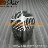 90mm Round Aluminum Extrusion Profiles for LED Down Light Heat Exchanger