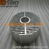129mm Round Aluminum 6063-T5 Extrusion Profile LED Light Heat Exchanger