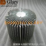 99mm Round AL6063 Extrusion Profiles LED Light Coolers