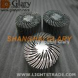 90mm Round Aluminum Extrusion Profiles for LED Light Heat Exchanger