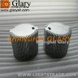 101mm High Power LED Light Heatsinks/Round Aluminum 6063 Extrusion Profile Radiators
