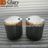 101mm Round Aluminum Extrusion Profiles Heatsinks with silver anodized