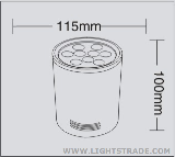 LED High Power Embedded and Round Downlight lamp Series