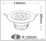 LED-COB Embedded and High Power  Ceiling lamp