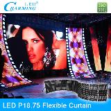portable stage HD flexible curtain led screen
