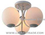 Modern Globular Ceiling Light, Ceiling Lamp, 3 Globular Ball Lights