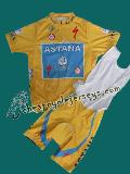 Astana Tour de France Yellow Jersey and Bib Shorts set