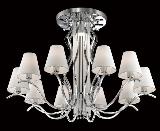 2014 new design Fashion Fabric shade chandeliers for home & villa
