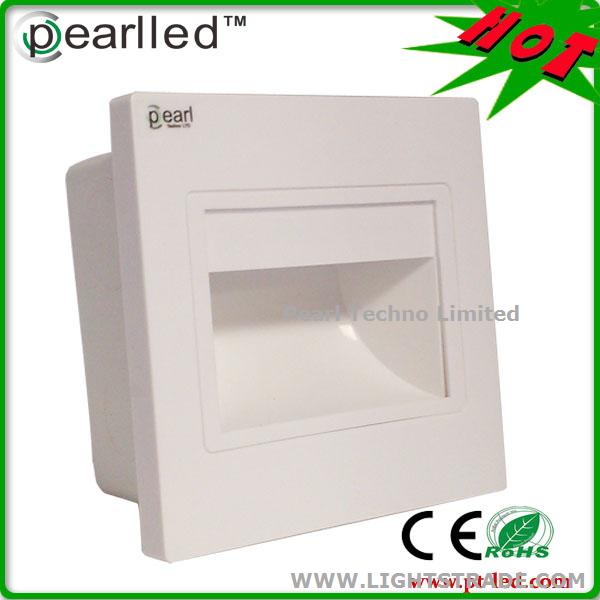 new product plastic shell ABS 1.5w LED wall mounted corner lights