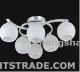 Hot Sale Modern Glass 6 Sockets Ceiling Light, Ceiling Lamp, 500 *250mm