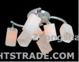 New Design Domestic 6 Sockets Ceiling Light, Ceiling Lamp, Square Column Shade