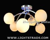 Hot Sale New Design 6 Sockets Globular Glass Ceiling Light, Ceiling Lamp