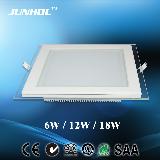 6W glass led panel light JH-PLYP-Z06-S12QB with isolated driver