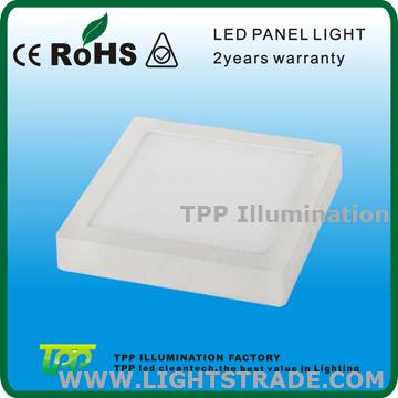 12w square suface mounted led panel light