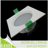13W Square SMD SAA downlight kit 3.5 inch square Ceiling Lamps Dia110mm 1180LM