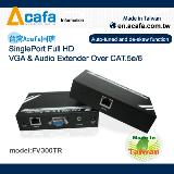 ACAFA FV-300TR Full HD Long-Range VGA & Audio Extender over CAT.5e/6