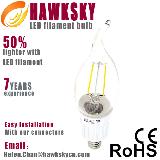 German IS machine test 99.999% gold line CE ROHS led filament bulbs factory