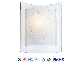 clear glass wall lamp,Manual sculpture lines,highlight stereo effect