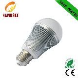 brightest and dimmable 5W cool white LED Bulb