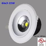 6inch 15W UL listed COB Down Light Hot Sale in North America