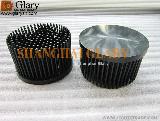 120mm Round Heatsinks Cold Forged AL1070 Pure Aluminum Pin Fin LED Cooler