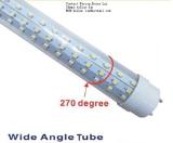 Broad 270 degree  viewing angle tube T8 LED 600mm 2feet 9W