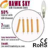 Free shipping 4w Halogen equivelant CE ROHS UL approved led lamp