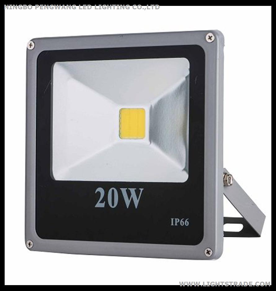 20W LED flood light, CE, RoHS Directive-compliant, various colors are available