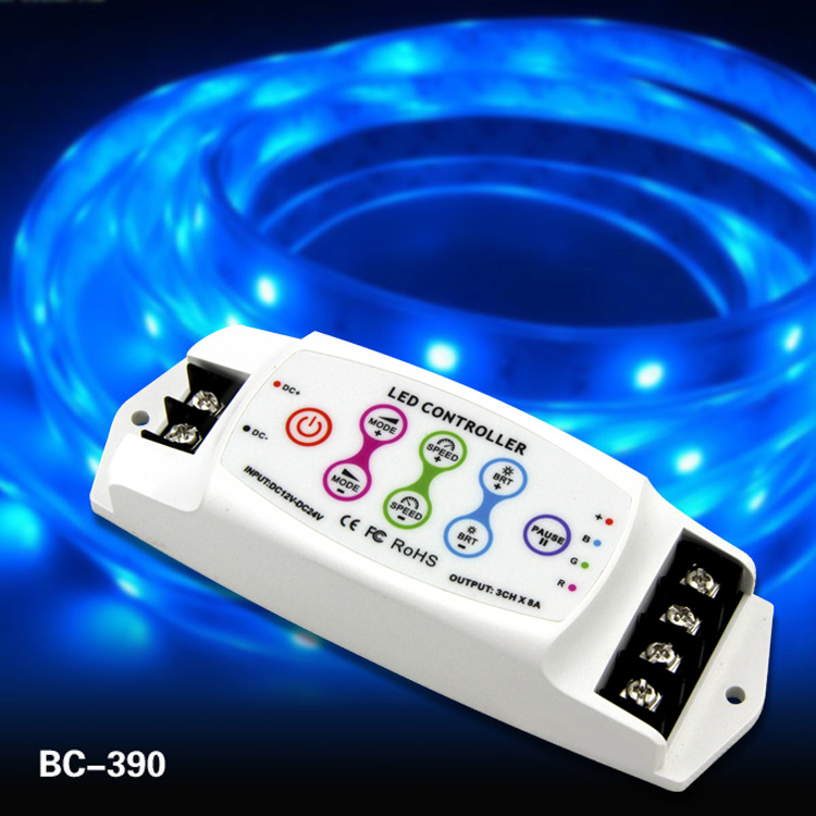 DC5-24v Constant voltage 8a led RGB controller