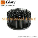 GLR-PF-130070 133mm Round Pin Fin LED Radiator, Cold Forging AL1070 Cooler