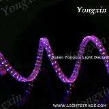 color changing 4 wires flat led rope light for wedding decoration